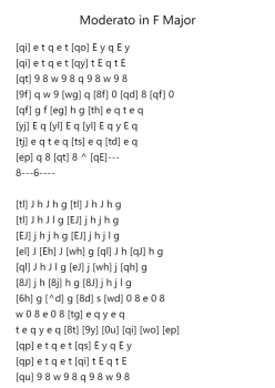 Moderato in F Major