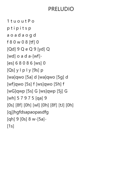PRELUDIO