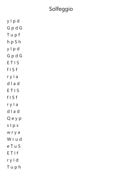 Solfeggio