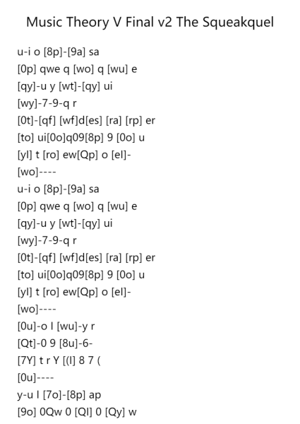 Music Theory V Final v2 The Squeakquel