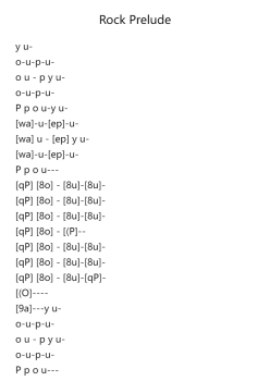 Rock Prelude