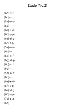 Etude No. 2 HSW.1