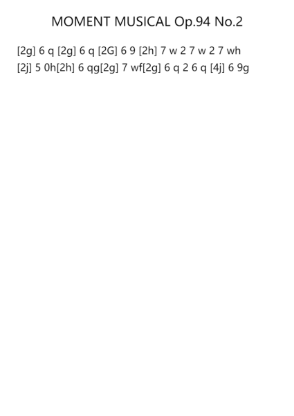 Moment Musical D. 780 (Op. 94) No. 2 in A-flat Major