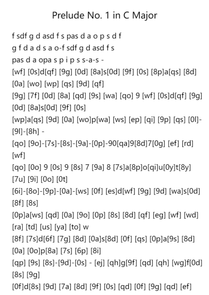 Prelude No. 1 in C Major