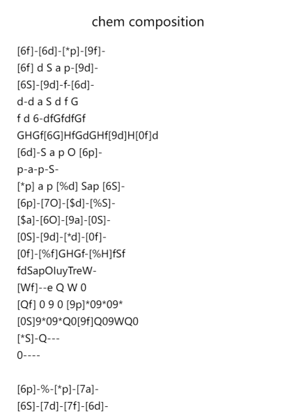chem composition