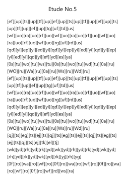 Etude No. 5