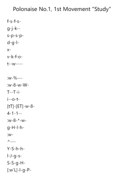 Polonaise No. 1, 1st Movement "Study"