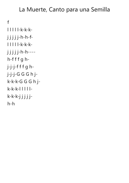Canto para una Semilla