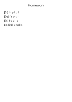 Homework