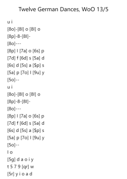 Twelve German Dances, WoO 13: No. 5