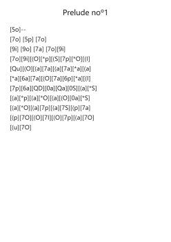 Prelude No. 1