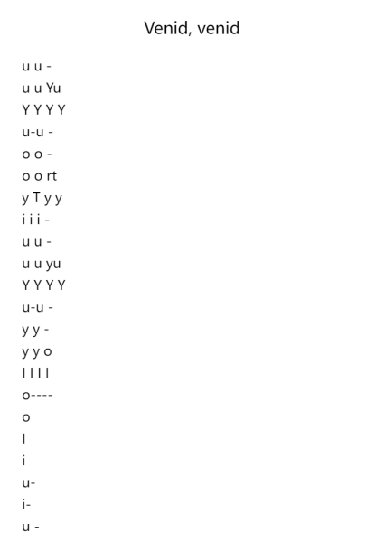 Venid, venid