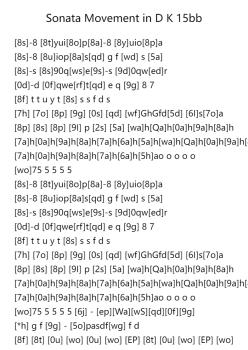 Sonata Movement in D, K. 15bb