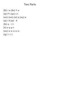 Two Parts