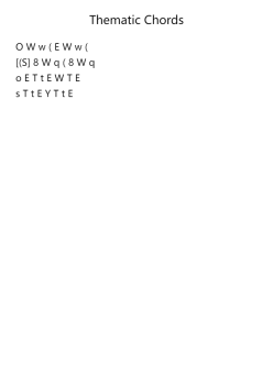 Thematic Chords