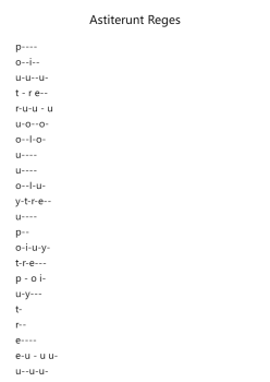 Astiterunt Reges