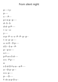 From Silent Night