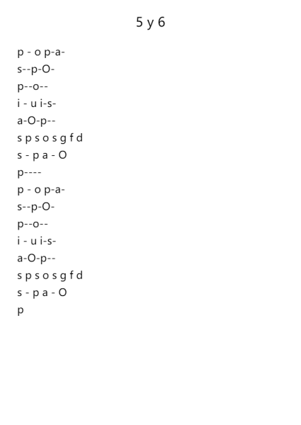 5 y 6