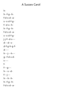 A Sussex Carol