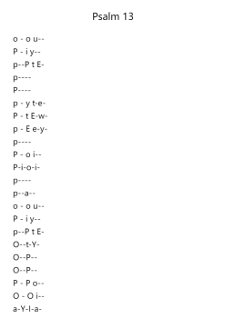Psalm 13