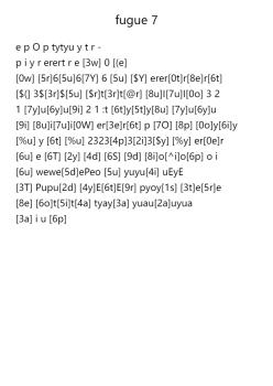 fugue 7
