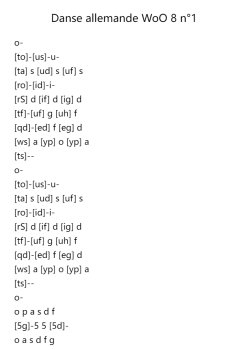 Danse allemande WoO 8 No. 1