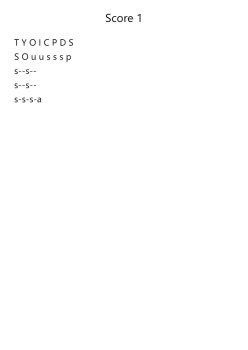 Score 1
