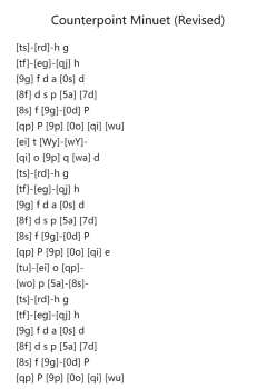 Counterpoint Minuet (Revised)
