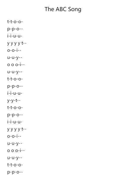 The ABC Song