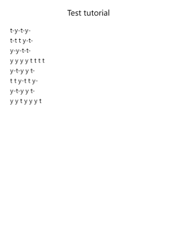 Test tutorial