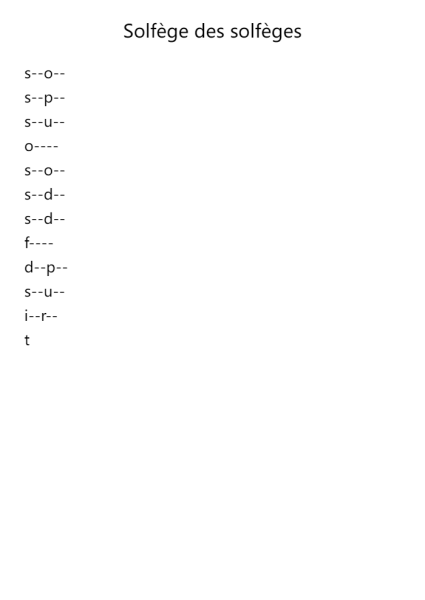 Solfège des solfèges - Ex.15