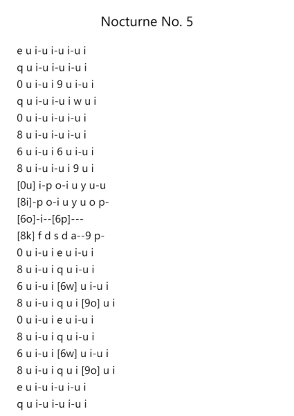 Nocturne No. 5, Op. 15 No. 1