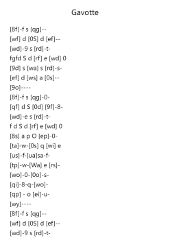 Gavotte 1.1