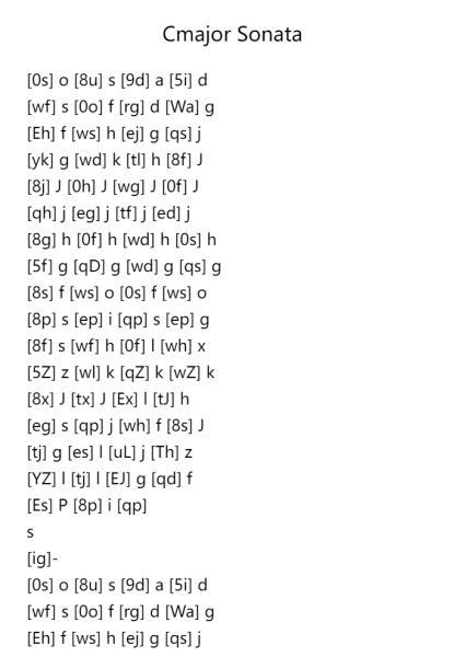 C Major Sonata