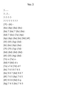 Yes 3