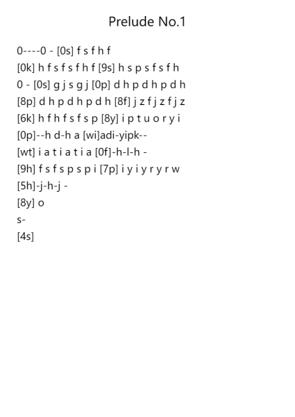 5 Prelude No.1