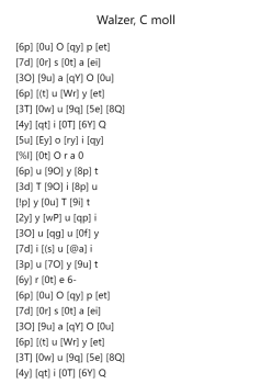 Walzer in C Minor