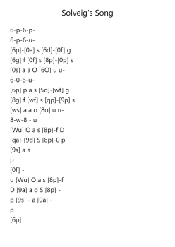 Solveig's Song, Op. 55