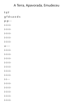 A Terra, Apavorada, Emudeceu