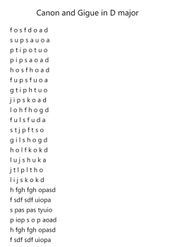 Canon and Gigue in D Major, P.37