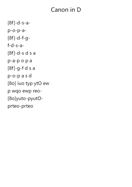 Canon in D Major by Johann Pachelbel