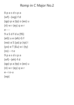 Romp in C Major No.2