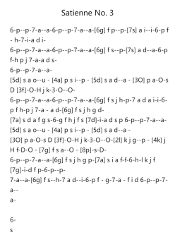 Gnossienne No. 3