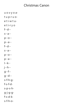 Canon in D Major