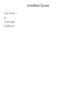 Untitled Score