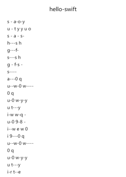 hello-swift