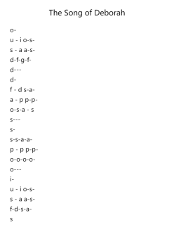 The Song of Deborah