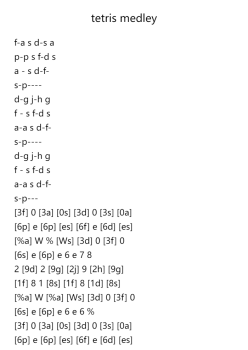 tetris medley