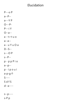 Elucidation
