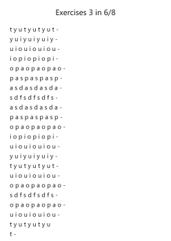 Exercises in 6/8